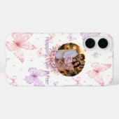オーダーメイド 写真 iPhone 16 ケース 蝶 Case-Mate iPhoneケース (裏面 (横))