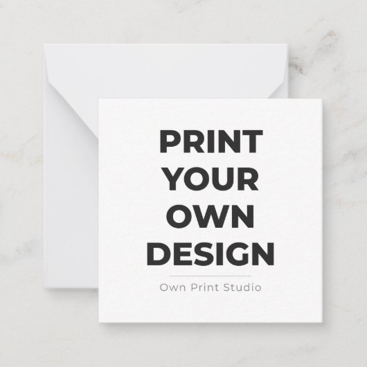 オーダーメイド 印刷 | あなたのオリジナルを印刷しよう ノートカード (正面)