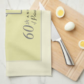 オーダーメイド、司祭の60周年エンボス キッチンタオル (四つ折り)