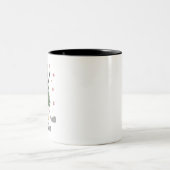 オーダーメイド 名前入り ゴルフ用品 クリスマス ツートーンマグカップ (中央)