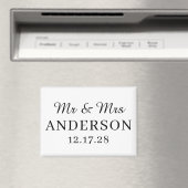 オーダーメイド 名前入り モダン おしゃれ シンプル 結婚式 マグネット (インサイチュ (食洗機))