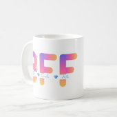 オーダーメイド 名前入り BFF マグカップ (正面左)