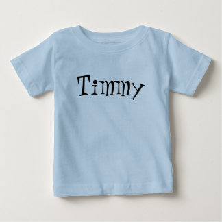 オーダーメイド 名前 - オリジナル ブルー ベビーTシャツ