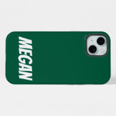 オーダーメイド 名前 シンプル おしゃれ モダン モノグラム  iPhoneケース (裏面横)