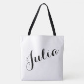 オーダーメイド 名前 トートバッグ (正面)