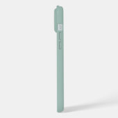 オーダーメイド 名前 モダン エレガント シンプル iPhoneケース (左側面)