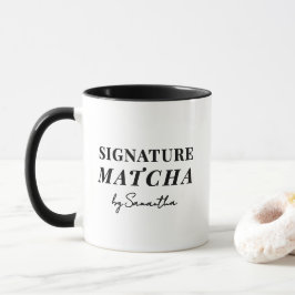オーダーメイド 和風マッチャ茶の名言 タイポグラフィー マグカップ