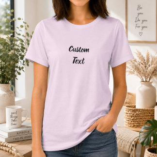 オーダーメイド 女性用カスタムテキストTシャツ Tシャツ
