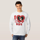 オーダーメイド 妻大好き Tシャツ (正面フル)