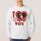 オーダーメイド 妻大好き Tシャツ (正面)