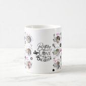 オーダーメイド 娘 誕生日 フォトギフト コーヒーマグカップ (中央)