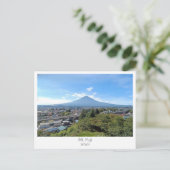 オーダーメイド 富士山 日本 ポストカード (スタンド正面)