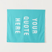 オーダーメイド 引用バナー あなたの名言ウォール パーソナライズ タペストリー (正面(横))