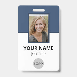 オーダーメイド 従業員 写真 ロゴ バーコード 名刺バッジ バッジ