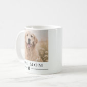 オーダーメイド 愛犬のママ 写真入り カスタムペット コーヒーマグカップ (正面左)