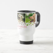 オーダーメイド 愛犬の母 写真入り トラベルマグカップ (正面右)