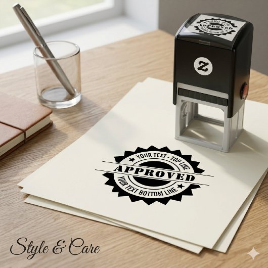 オーダーメイド 承認スタンプ(自動浸透印) セルフインキングスタンプ