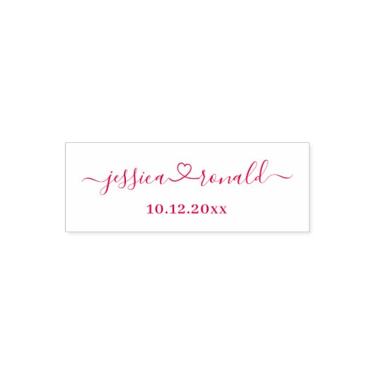 オーダーメイド 新婚夫婦 + 結婚記念日 スタンプ (デザイン)