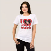 オーダーメイド 旦那様大好き トライブレンドTシャツ (正面全面)