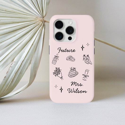 オーダーメイド 未来のMrs. iPhoneケース 婚約記念ギフト Case-Mate iPhoneケース