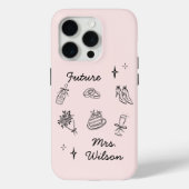 オーダーメイド 未来のMrs. iPhoneケース 婚約記念ギフト Case-Mate iPhoneケース (裏面)