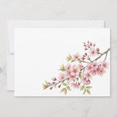 オーダーメイド 桜の花 フローラル セーブザデート (正面)