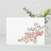 オーダーメイド 桜の花 フローラル セーブザデート (スタンド正面)