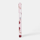 オーダーメイド 桜柄 名前ギフト iPhone 16ケース (左側面)