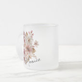 オーダーメイド 水彩花柄 マグカップ (正面左)