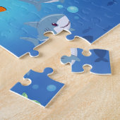 オーダーメイド　海の中の子供の名前ジグソーパズル ジグソーパズル (側面)