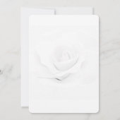 オーダーメイド: 淡いバラの色の結婚式 招待状 (裏面)