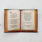 オーダーメイド 父の日 カード 古書風 (内部)