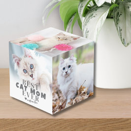 オーダーメイド 猫の母のペット写真 フォトキューブ