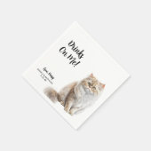 オーダーメイド 猫の結婚式 スタンダードカクテルナプキン (角)