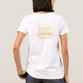 オーダーメイド 猫の頭 Tシャツ (裏面)