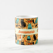 オーダーメイド 猫好き 名前入り マグカップ 330ml (中央)