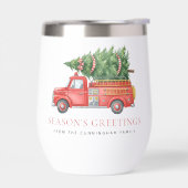 オーダーメイド 現代の消防士 クリスマス 消防車 (左面)