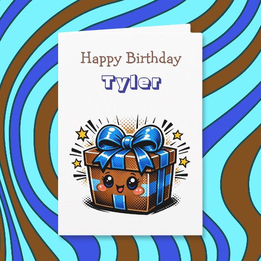 オーダーメイド 男の子の誕生日 | カップケーキ カード