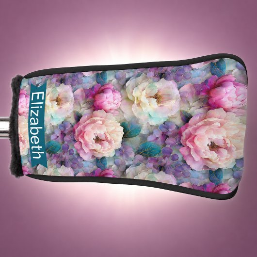 オーダーメイド 真珠貝の花 ゴルフヘッドカバー