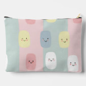 オーダーメイド 笑顔のパステルお菓子 かわいい アクセサリーポーチ (裏面)
