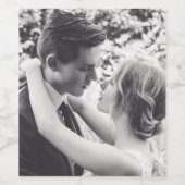 オーダーメイド 結婚式 写真 ワイン ラベル (シングルラベル)