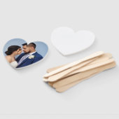 オーダーメイド 結婚式 夫婦 写真 ハンドファン (組立なし)