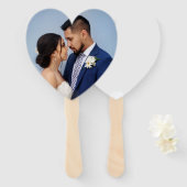 オーダーメイド 結婚式 夫婦 写真 ハンドファン (正面&裏面)