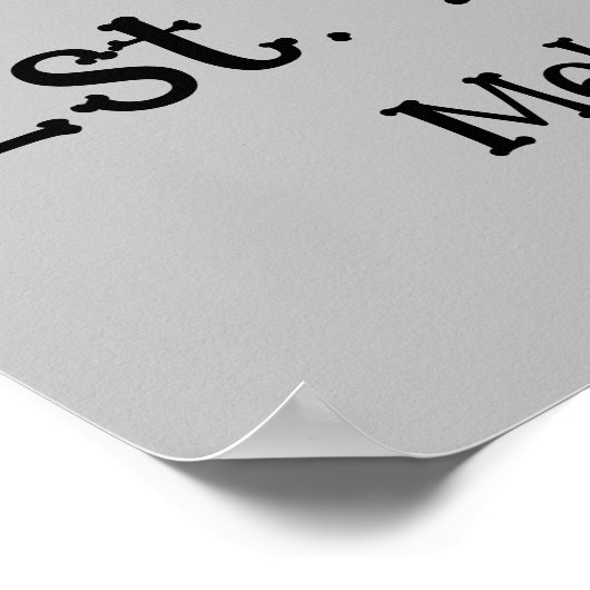 オーダーメイド 結婚10周年 11枚 写真コラージュ ポスター (角)