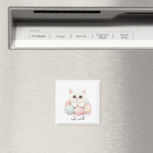 オーダーメイド 編み物 子猫 マグネット (インサイチュ (食洗機))
