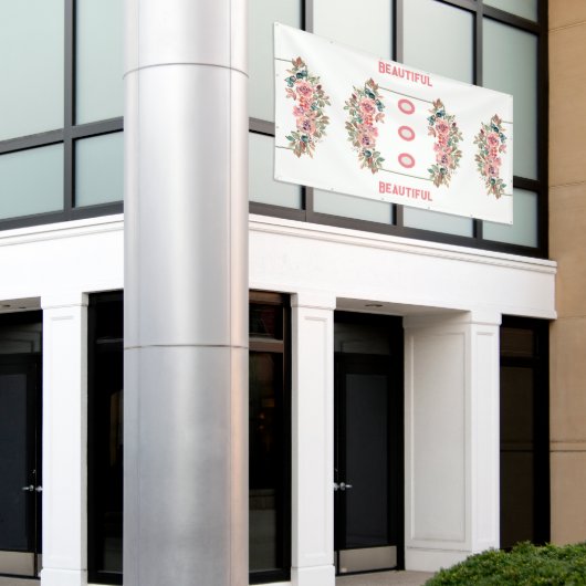 オーダーメイド 美しいテキスト ウェディングサイン ポスター バナー 横断幕 (ビルの外側)