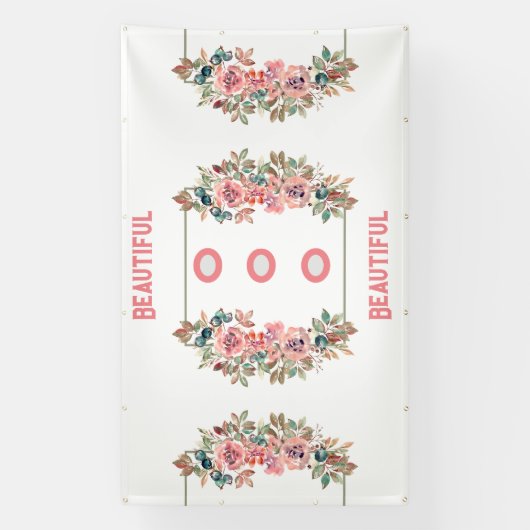 オーダーメイド 美しいテキスト ウェディングサイン ポスター バナー 横断幕 (縦)