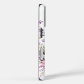 オーダーメイド 花柄 猫ママ 写真 フォンケース Case-Mate iPhoneケース (裏面 / 右)