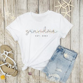 オーダーメイド 誇りをもつおばあちゃん 花のエレガンス Tシャツ