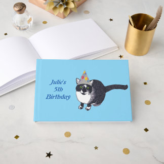 オーダーメイド # 誕生日 可愛い 猫 ゲストブック